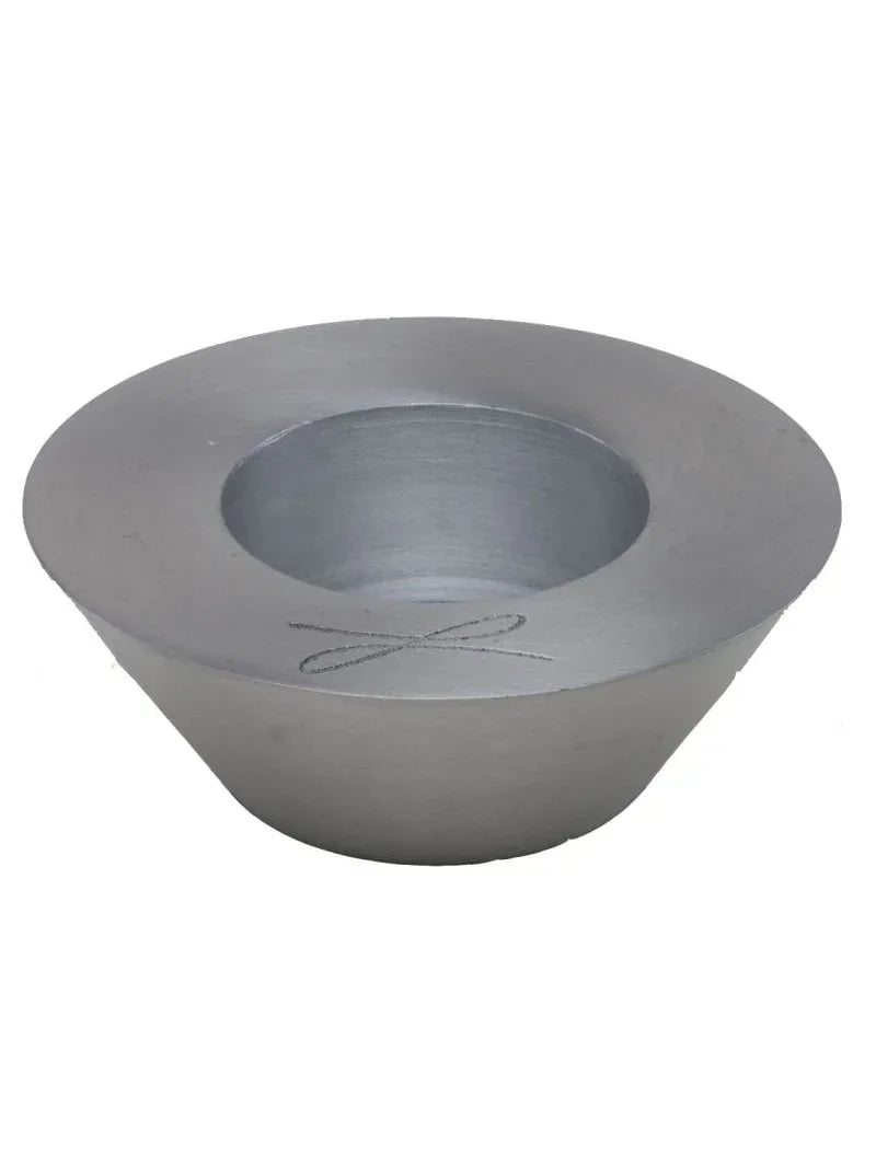 Kerzenleuchter silberfarben für KerzenD 4cm - WikaKerzen