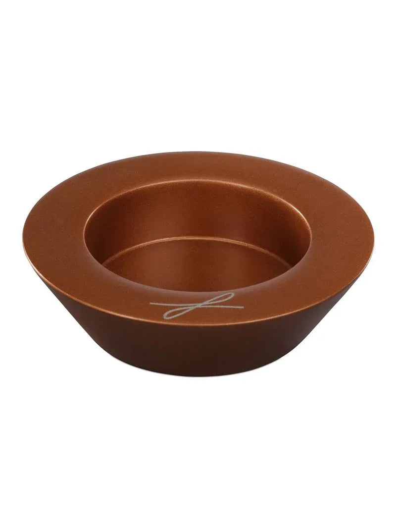 Kerzenleuchter rotgoldfarben für KerzenD 6cm - WikaKerzen