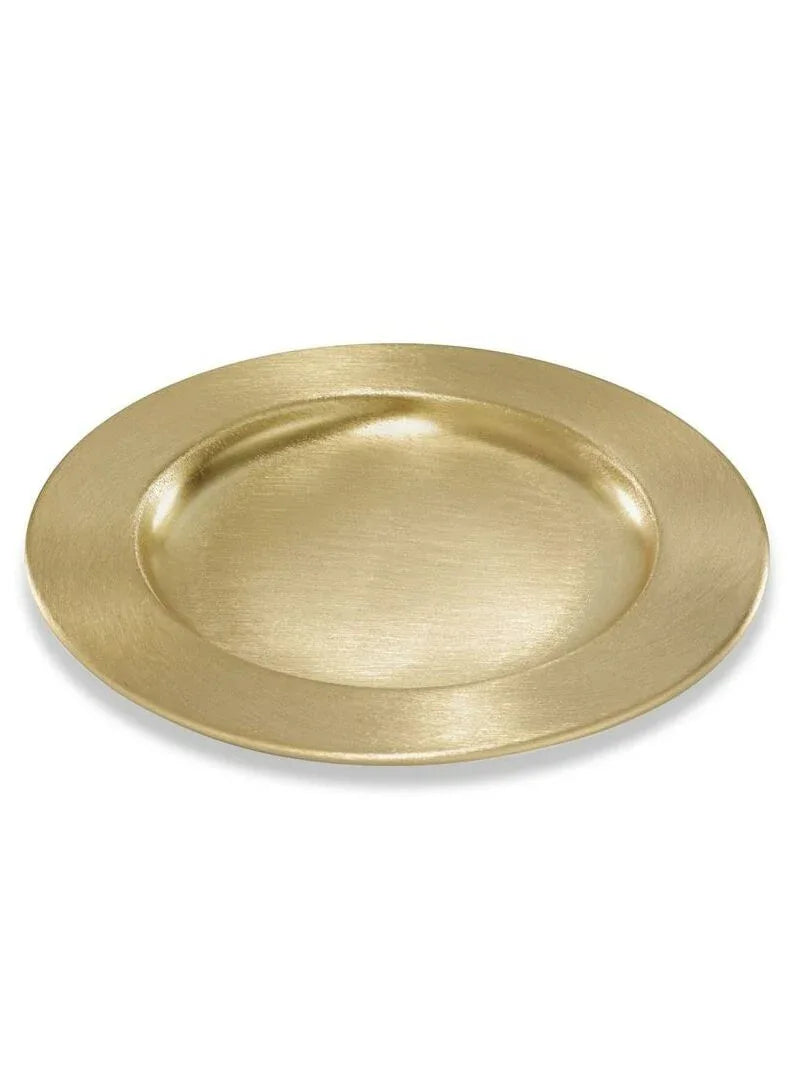 Kerzenteller goldfarben, D 14cm - WikaKerzen