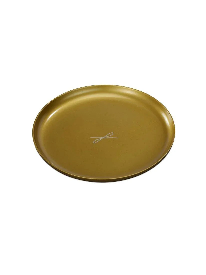 Kerzenteller goldfarben, D 12cm - WikaKerzen
