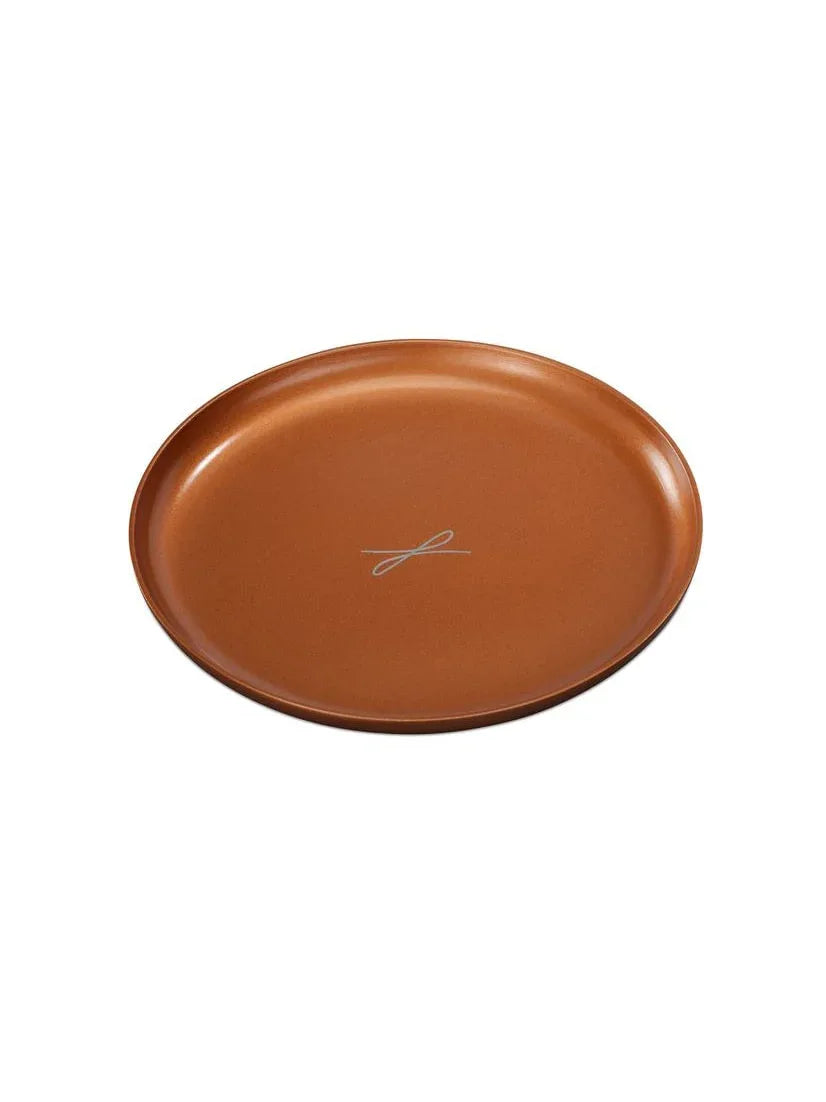 Kerzenteller rotgoldfarben, D 12cm - WikaKerzen