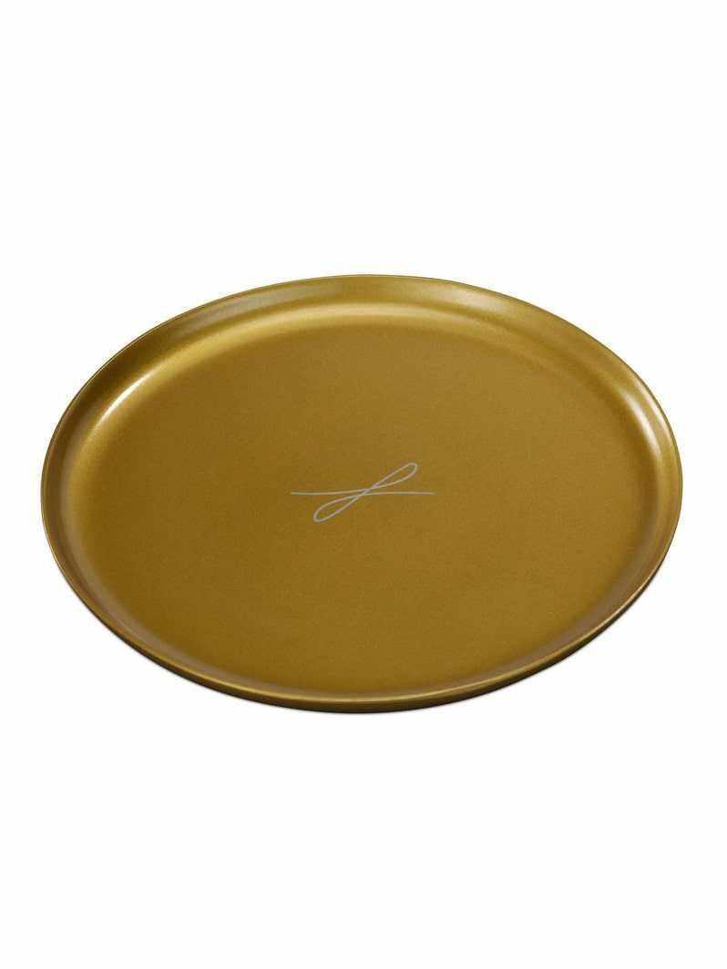 Kerzenteller goldfarben, D 15cm - WikaKerzen