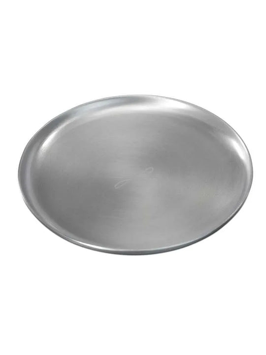 Kerzenteller silberfarben, D 15cm - WikaKerzen