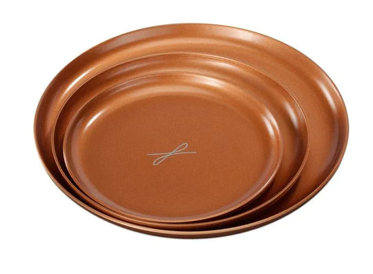 Kerzenteller rotgoldfarben, D 10cm - WikaKerzen