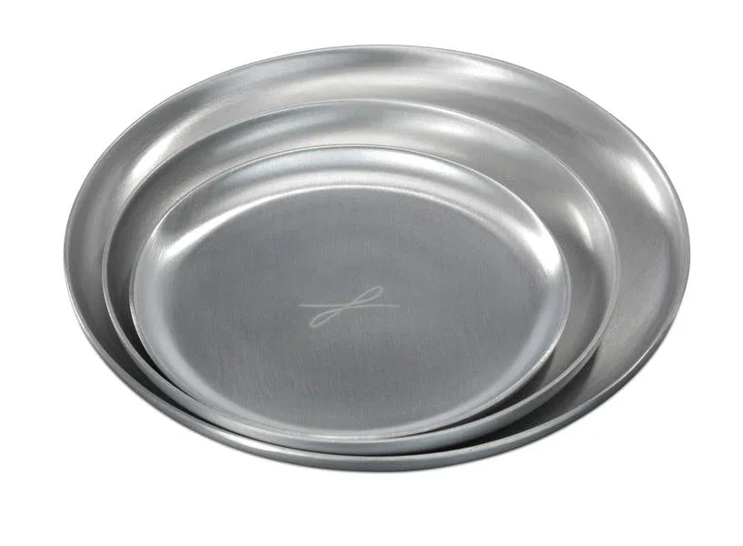 Kerzenteller silberfarben, D 10cm - WikaKerzen