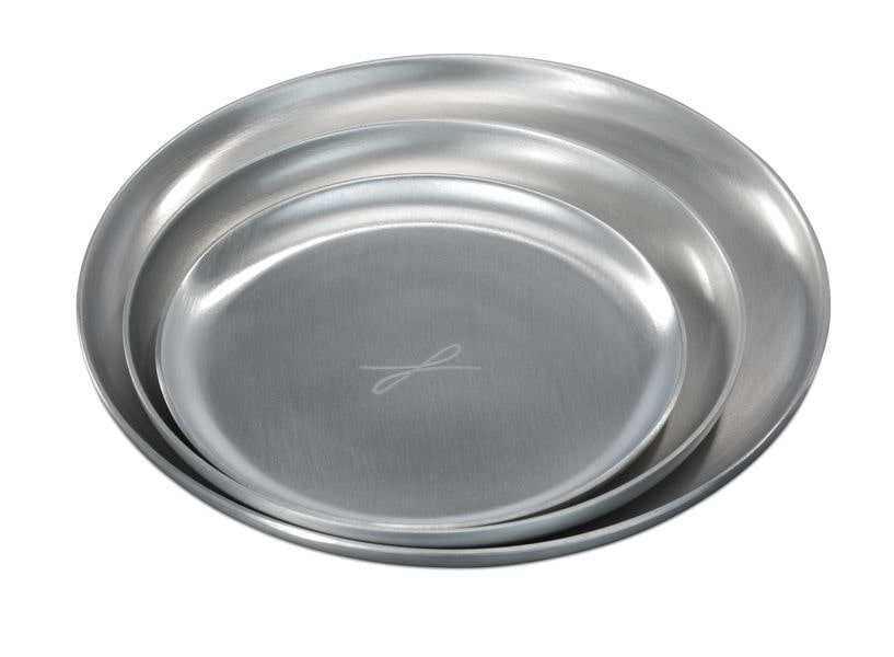 Kerzenteller silberfarben, D 15cm - WikaKerzen