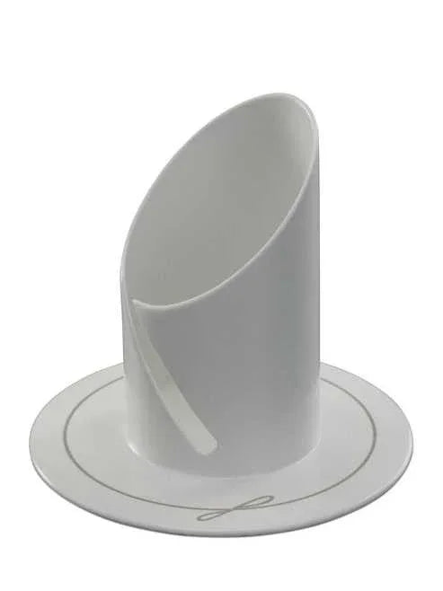 Kerzenleuchter weiß für Kerzen D 4cm - WikaKerzen