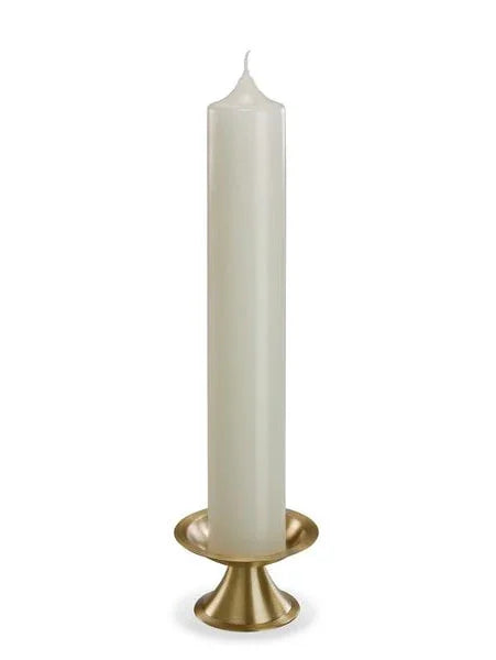 Kerzenleuchter goldfarben, D 90mm - WikaKerzen