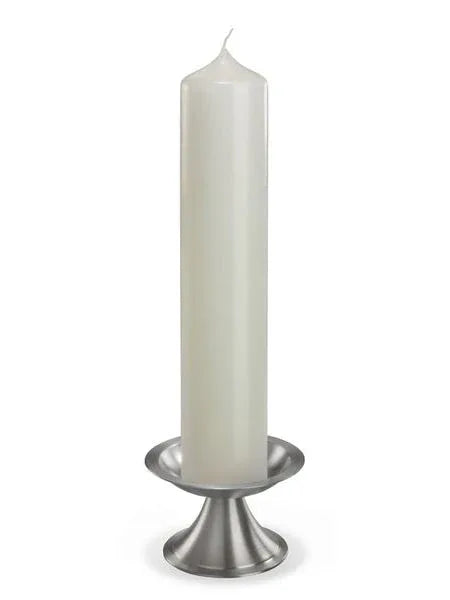 Kerzenleuchter silberfarben, D 110mm - WikaKerzen