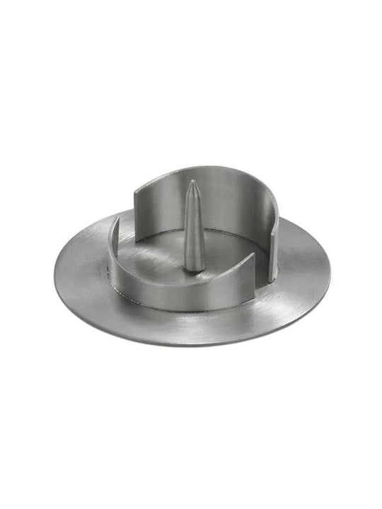 Kerzenleuchter silberfarben für Kerzen D 5cm mit Dorn - WikaKerzen