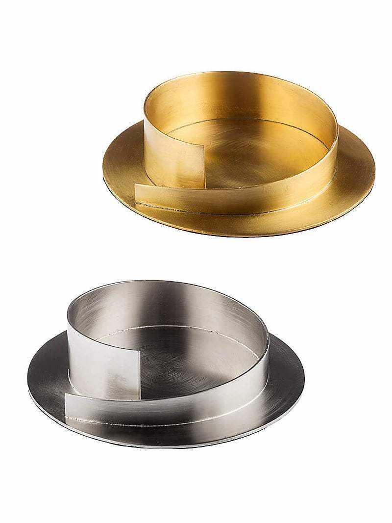 Kerzenleuchter für Kerzen - Kerzenständer in Gold & Silber - WikaKerzen