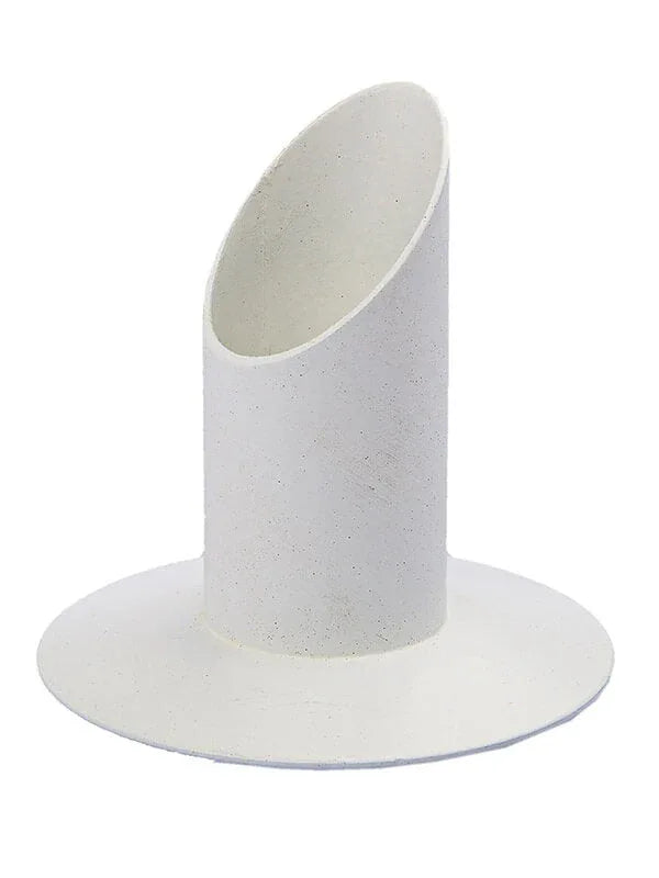 Kerzenleuchter weiß für Kerzen-D 3 cm - WikaKerzen