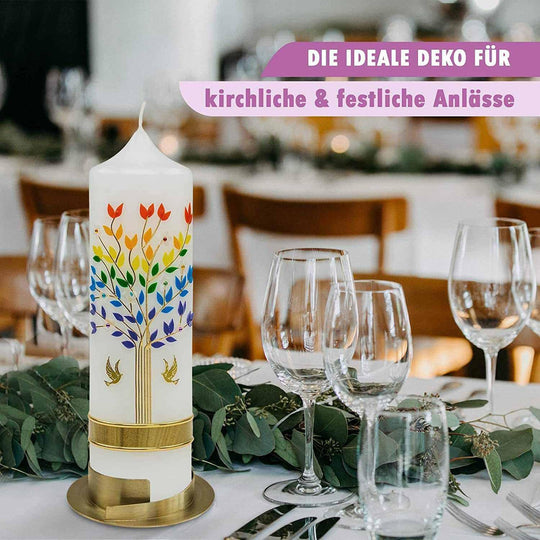Kerzenleuchter für Kerzen - Kerzenständer in Gold & Silber - WikaKerzen