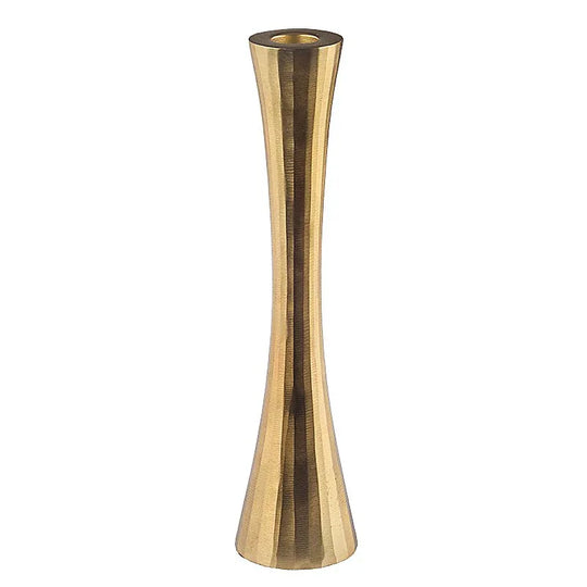 Goldfarbenener Leuchter H 24 cm - WikaKerzen