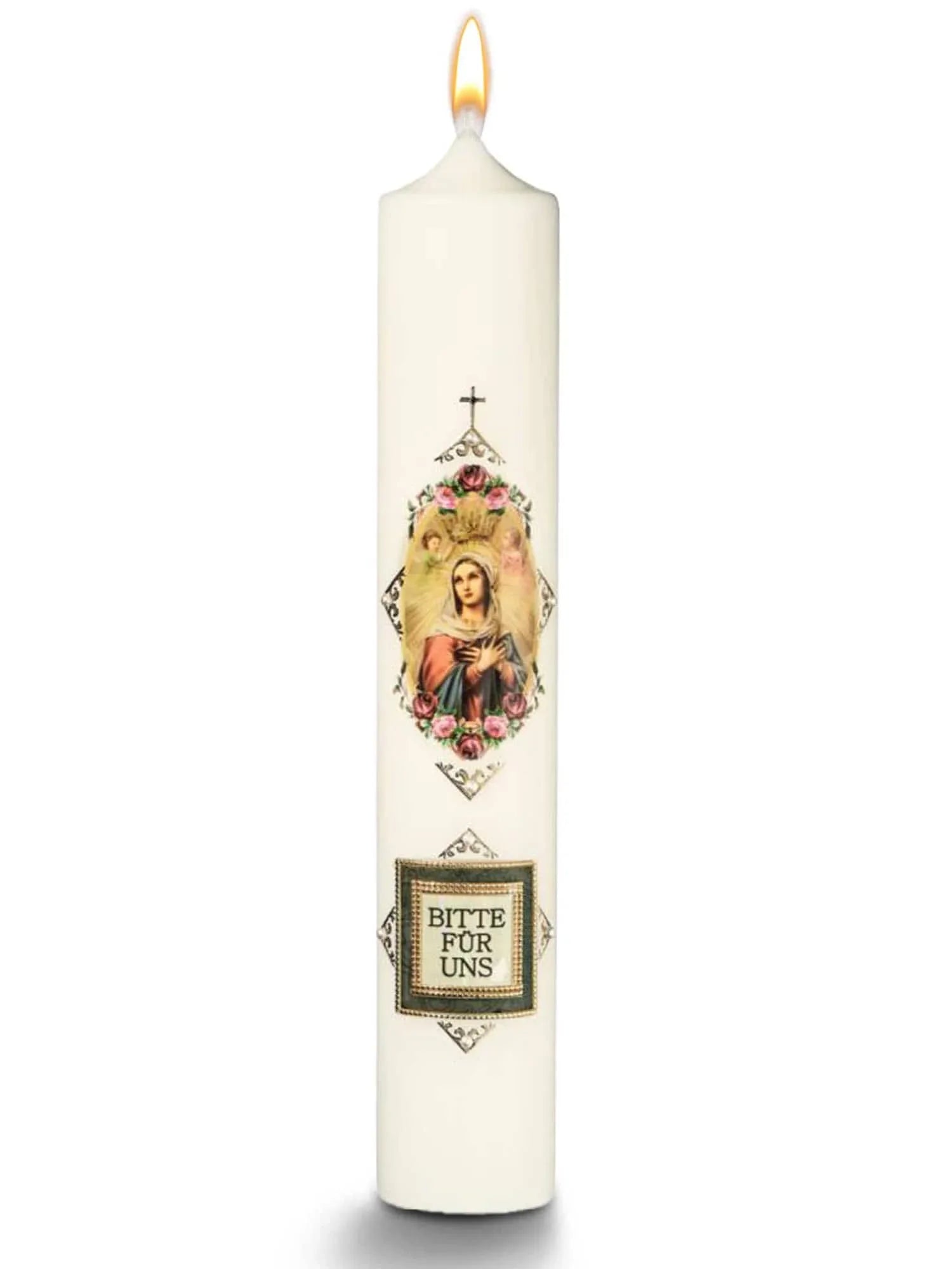 Handgefertigte Marienkerzen Perfekt für Andachten und spirituelle Momente Madonna - WikaKerzen
