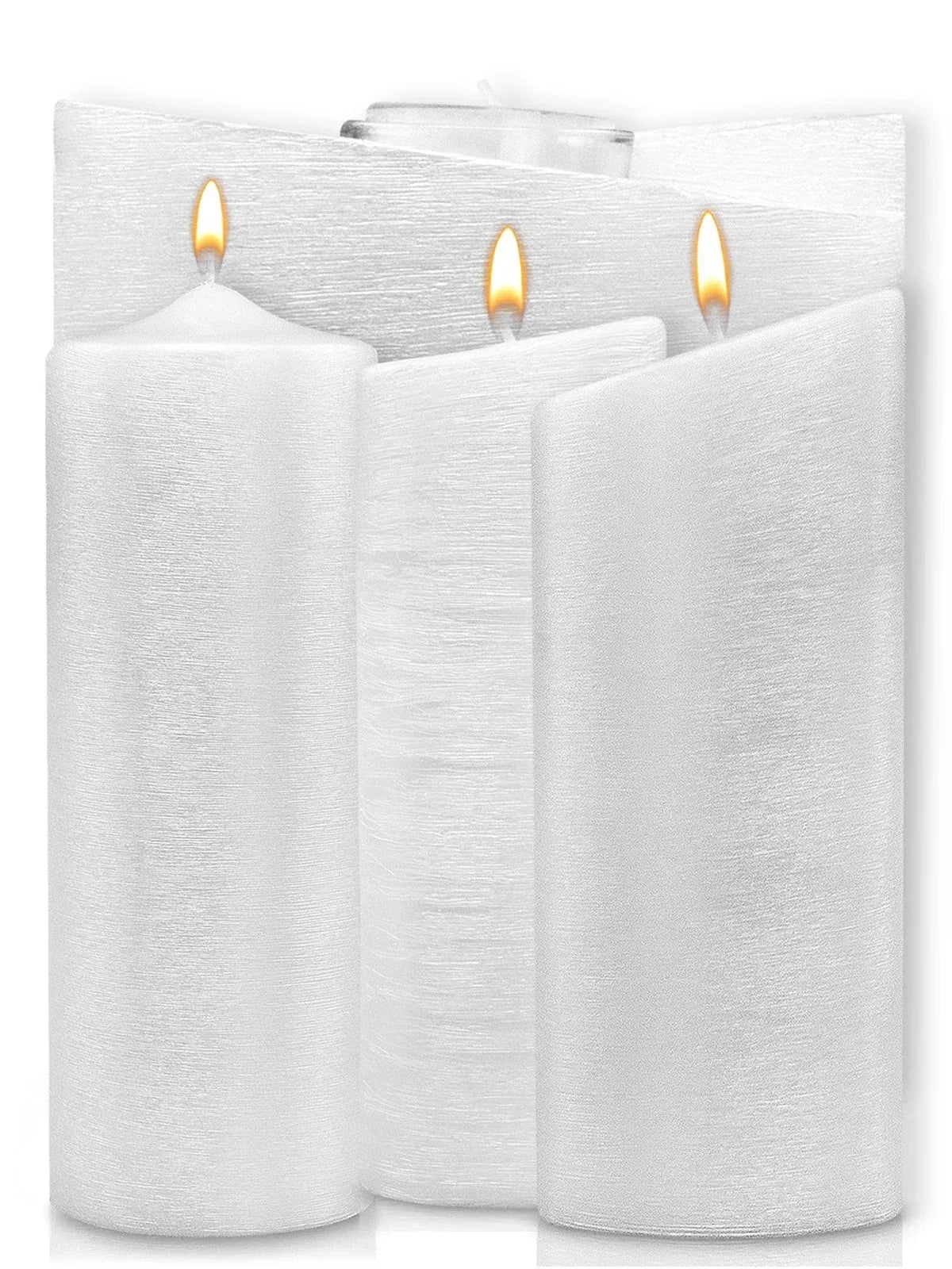 DIY Stumpenkerze-Rohling - Zum Basteln & Verzieren - Perlmutt - WikaKerzen