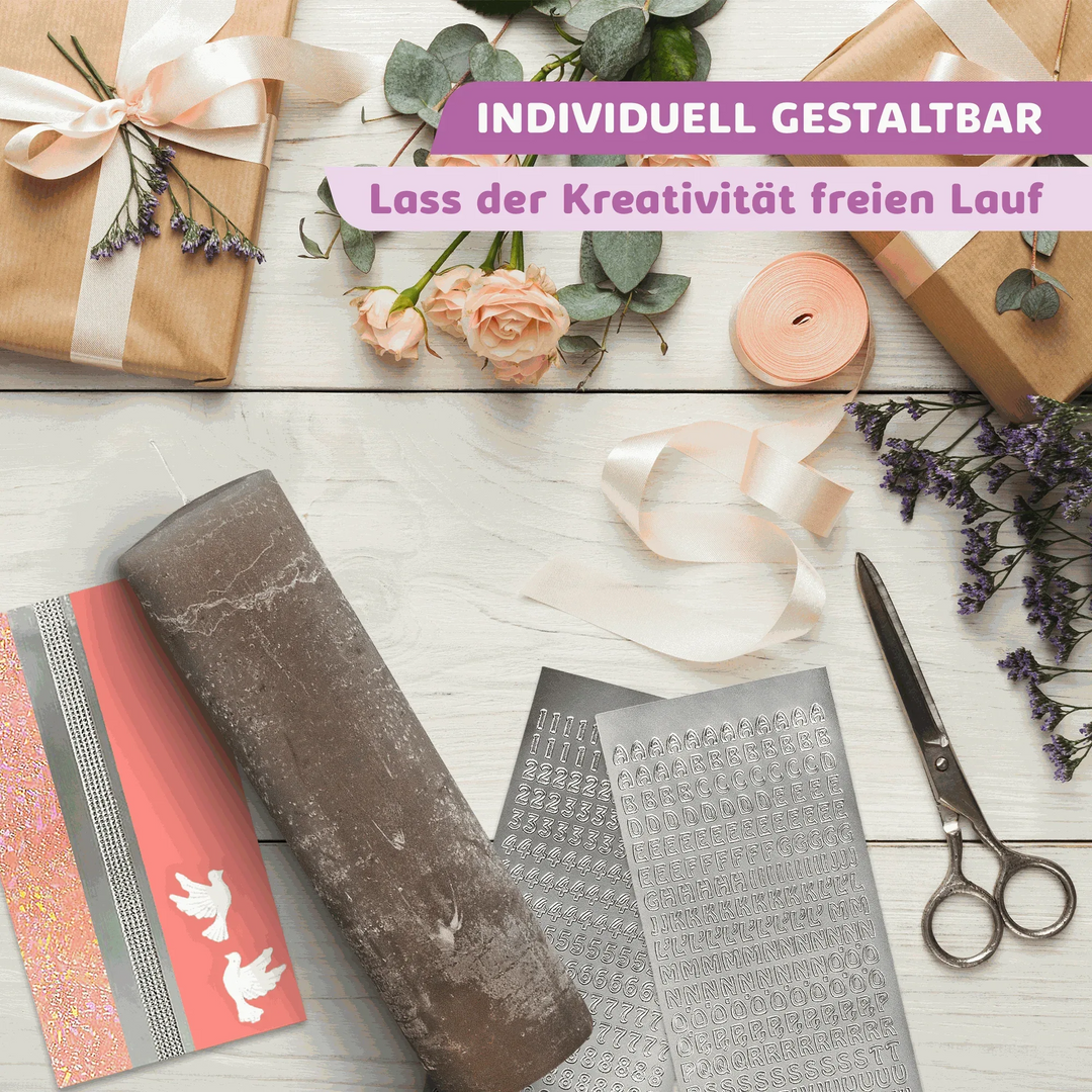 Rustic Stumpenkerze-Rohling - Zur Deko oder zum Basteln - WikaKerzen