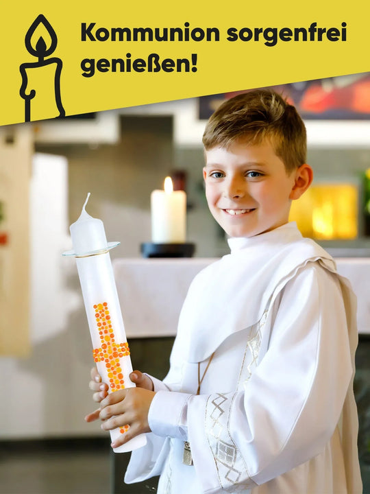 Kerzen-Tropfenfänger , Tropfschutz für Spitzkerzen - WikaKerzen